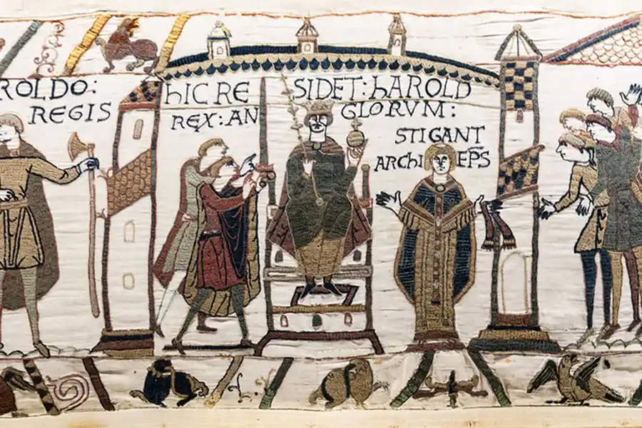 Bayeux Tapestry Harold Coronation Bayeux Tapestry Harold Coronation