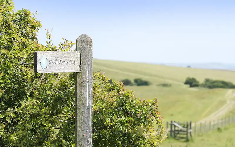 South Downs Way Path Sign