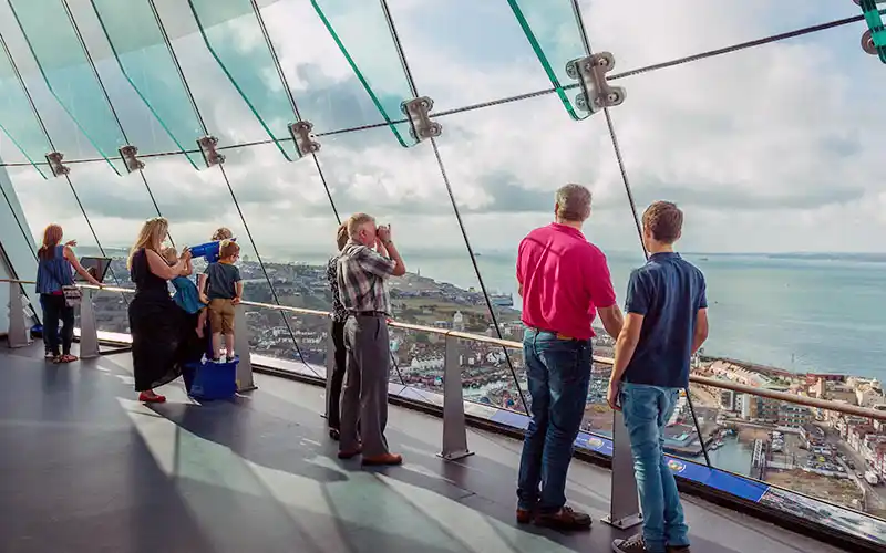 Spinnaker Tower visitors